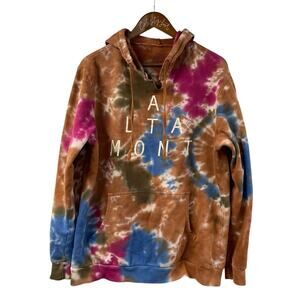 Altamont Thrashed Tie Dye Hoodie Pullover Medium Colorful Medium Skateboarding